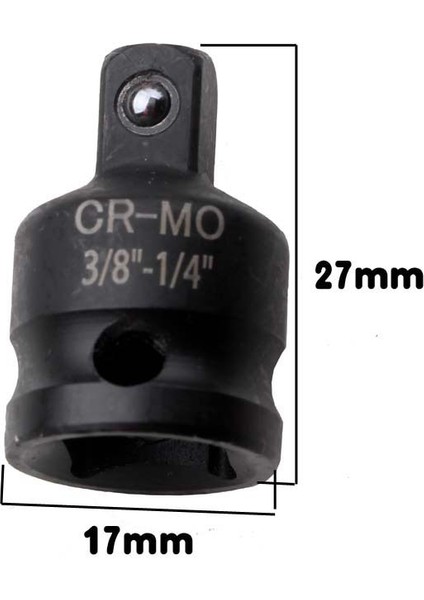 38TO14 Soket Dönüştürücü Adaptör Redüktör Seti 1/2 Ila 3/8 3/8 Ila 1/4 3/4 Ila 1/2 Darbe Soket Adaptörü Araba Bisiklet Için Garaj Tamir Aracı (Yurt Dışından)