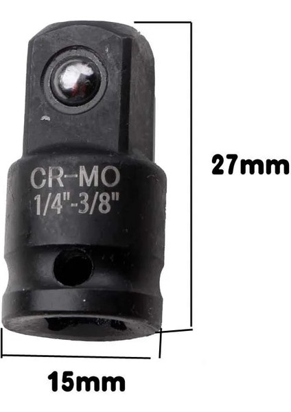 38TO14 Soket Dönüştürücü Adaptör Redüktör Seti 1/2 Ila 3/8 3/8 Ila 1/4 3/4 Ila 1/2 Darbe Soket Adaptörü Araba Bisiklet Için Garaj Tamir Aracı (Yurt Dışından)