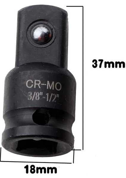 38TO14 Soket Dönüştürücü Adaptör Redüktör Seti 1/2 Ila 3/8 3/8 Ila 1/4 3/4 Ila 1/2 Darbe Soket Adaptörü Araba Bisiklet Için Garaj Tamir Aracı (Yurt Dışından)