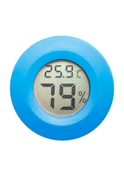 Mavi Mini LCD Dijital Termometre Higrometre Buzdolabı Dondurucu Test Cihazı Sıcaklık Test Cihazı Sensörü Nem Ölçer Dedektörü Oto Araba Için (Yurt Dışından)