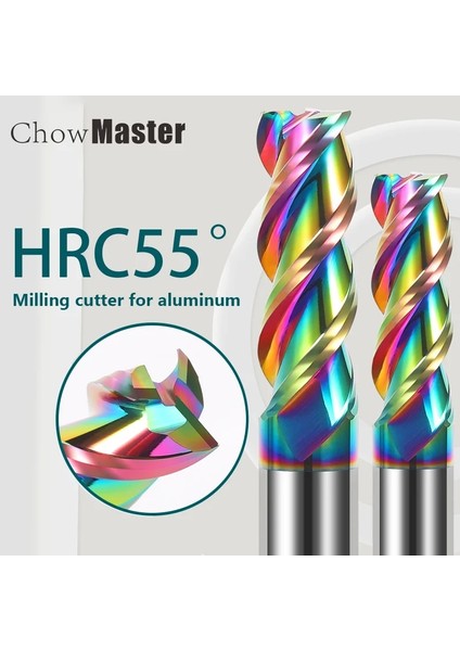 3X9X4X50 Karbür Freze 3 Flüt Alüminyum Kesici Tungsten Freze Dlc Kaplama Diş Koltuklu Yönlendirici Ucu Alüminyum Freze Takımı Anahtar (Yurt Dışından)