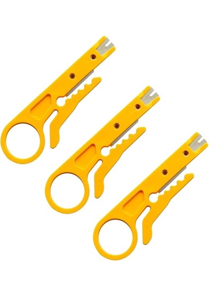 3 Adet 3/2/1 Adet Tel Striptizci Bıçak Elektrikçi Crimper Pense Sıkma Aracı Kablo Sıyırma Tel Kesici Çok Araçları Kesim Hattı Aracı (Yurt Dışından)