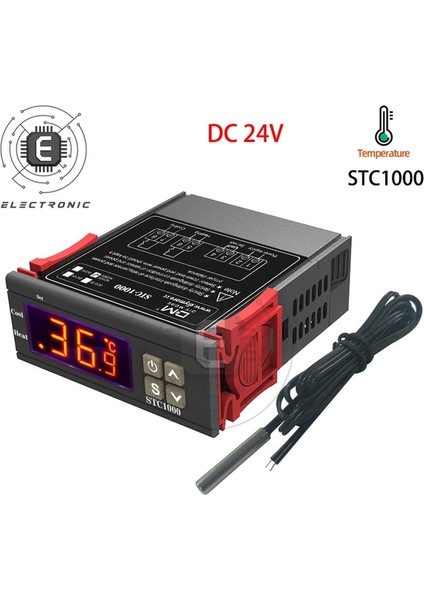STC-1000 Dc 24V STC-1000 STC-3000 STC-3008 STC-3018 LED Dijital Sıcaklık Kontrol Cihazı Termostat Termoregülatör Inkübatör 12V 24V 110V 220V (Yurt Dışından)