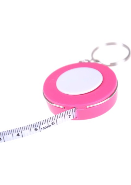 Stil 1 Sıcak Satış Mini Sevimli Mezura Anahtarlık ile Plastik Taşınabilir 1.5 M Geri Çekilebilir Cetvel Santimetre/inç Mezura (Yurt Dışından)