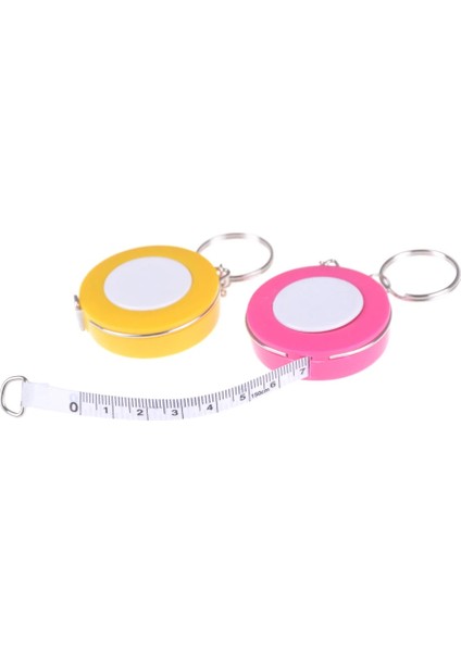 Stil 1 Sıcak Satış Mini Sevimli Mezura Anahtarlık ile Plastik Taşınabilir 1.5 M Geri Çekilebilir Cetvel Santimetre/inç Mezura (Yurt Dışından)