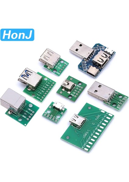 Mını'den Dıp'e 5 Adet Mikro USB USB A B Usb2.0 3.0 Konnektör/mını Mikro Usb'den Dıp'e Adaptör Dişi Konnektör 2.54 B Tip-C Dişi Pcb Dönüştürücü (Yurt Dışından) fiyatları