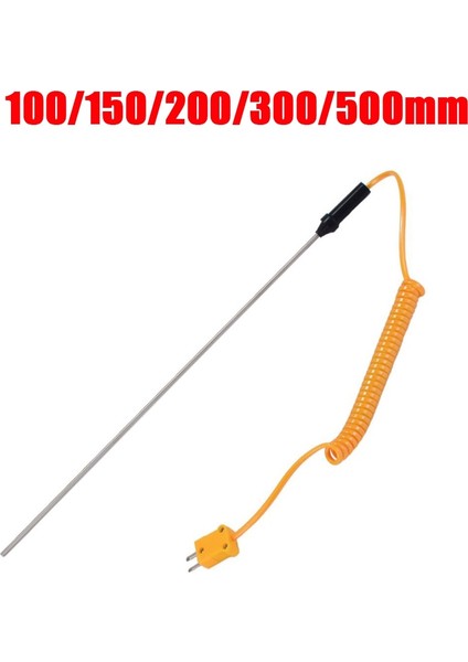 300MM 1 Adet K-Tipi Termokupl Tel Kablo Prob SENSÖRÜ-50C Ila 1200C Sıcaklık Kontrol Cihazı Sıcaklık Ölçme Aracı (Yurt Dışından)