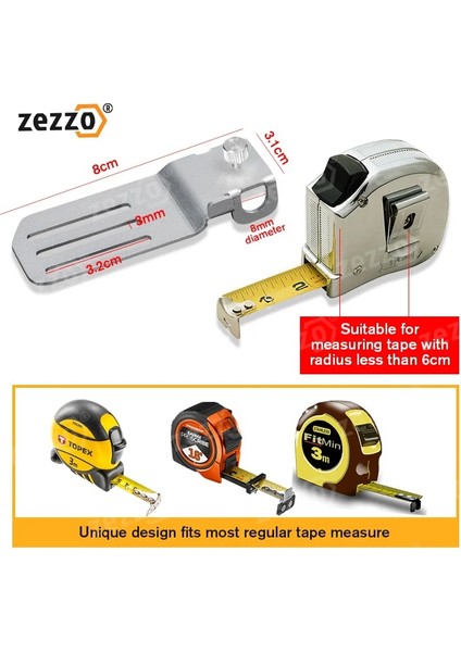B Yeni Mezura Sabit Klip Işaretlenmesi Kolay Çizme Çizim Çizgileri Esnek Cetvel Konum Kelepçesi Ölçme Ölçme Ek Aracı (Yurt Dışından) indirimleri