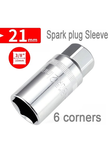 05 1 Adet 14 16 21MM Buji Lokma Anahtar Araba Sökme Onarım Kol Anahtarı 3/8 1/2 Inç Şarapnel Lokma Anahtar Aracı (Yurt Dışından)
