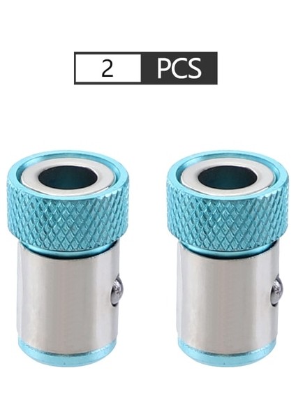 2pcs2 Evrensel Manyetik Halka 1/4" Metal Tornavida Ucu Manyetik Halka 6.35MM Shank Korozyon Önleyici Matkap Ucu Mıknatıs Güçlü Halka (Yurt Dışından)