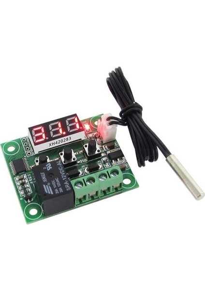 W1209 Sensör Dc 12V W1209 Dijital Soğutma/ısıtma Sıcaklığı Termostat Termometre Sıcaklık Kontrol Cihazı Açma/kapama Anahtarı -50-110C+W1209 Kasa Akrilik Kutu (Yurt Dışından)