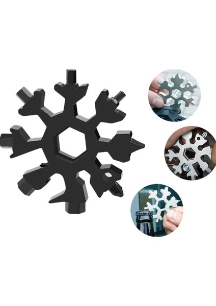 Alaşımlı Çelik-04 Taşınabilir Edc Çok Fonksiyonlu Tork Kar Tanesi Anahtarı Çelik Altıgen Evrensel 18'i 1 Arada Sekizgen Tornavida Ev Çok Amaçlı Alet (Yurt Dışından) fiyatları