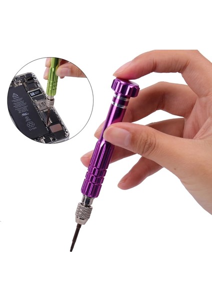 Mavi 1 Adet 5 In 1 Tornavida Ucu Onarım Ekranı Açık Araç Kiti Hassas Tornavida Seti Cep Telefonu Tamir Araçları Tornavida (Yurt Dışından) fiyatları