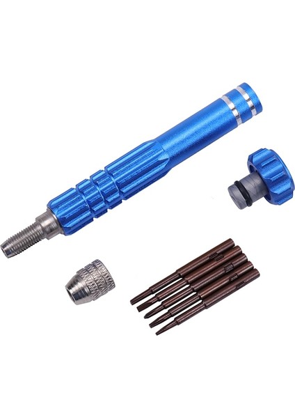 Mavi 1 Adet 5 In 1 Tornavida Ucu Onarım Ekranı Açık Araç Kiti Hassas Tornavida Seti Cep Telefonu Tamir Araçları Tornavida (Yurt Dışından) fırsatları