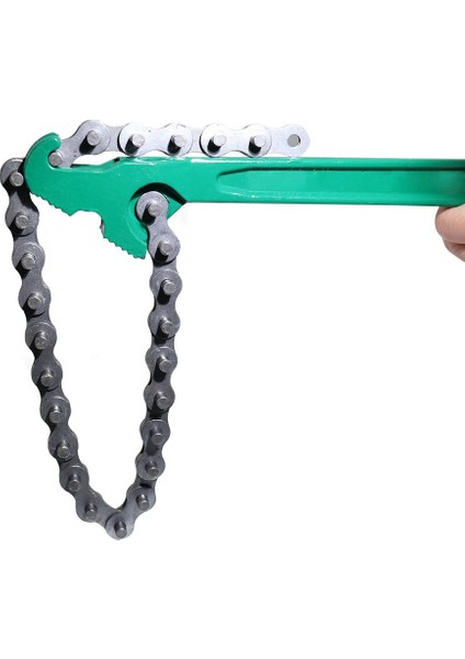 Küçük Zincir Anahtarı Yağ Filtreleri Tipi 7 Inç Motor Kutusu Anahtarı El Temizleme Araçları 190MM Evrensel Yüksek Karbon Çelik Cırcır Anahtar (Yurt Dışından)
