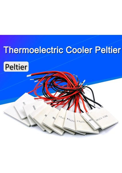TEC1-12703 TEC1-12705 Termoelektrik Soğutucu Peltier TEC1-12706 TEC1-12710 TEC1-12715 40*40MM 12V Peltier Element Modülü 12704 9 12 15 (Yurt Dışından)