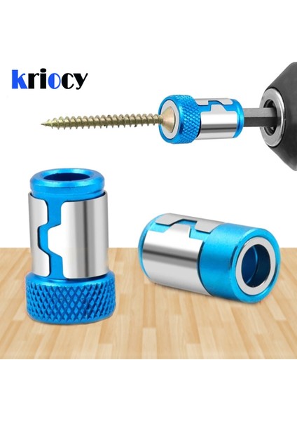 2pcs2 Evrensel Manyetik Halka 1/4" Metal Tornavida Ucu Manyetik Halka 6.35MM Shank Korozyon Önleyici Matkap Ucu Mıknatıs Güçlü Halka (Yurt Dışından) fırsatları