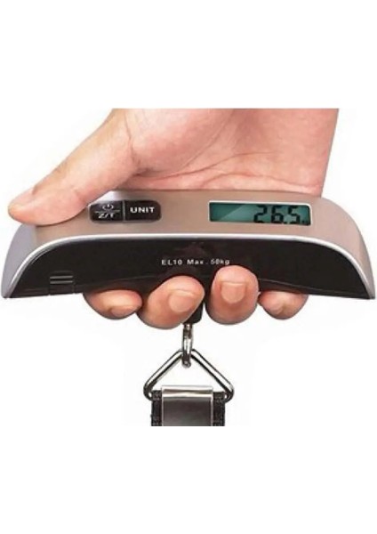 Gümüş Taşınabilir Terazi Dijital LCD Ekran 110LB/50 kg Elektronik Bagaj Asılı Bavul Seyahat Ağırlığı Bagaj Çantası Ağırlık Dengesi Aracı (Yurt Dışından) indirimleri