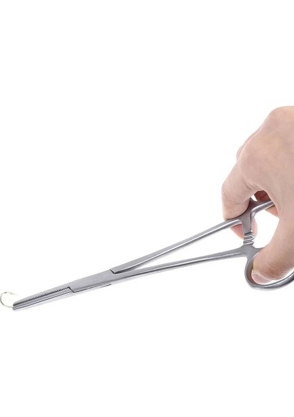 Düz 12.5 cm Paslanmaz Çelik Kavisli Uç ve Düz Uçlu Forseps Kilitleme Kelepçeleri Hemostatik Forseps Arteriyel Forseps Kelepçe Balık Oltası Pense (Yurt Dışından) modelleri