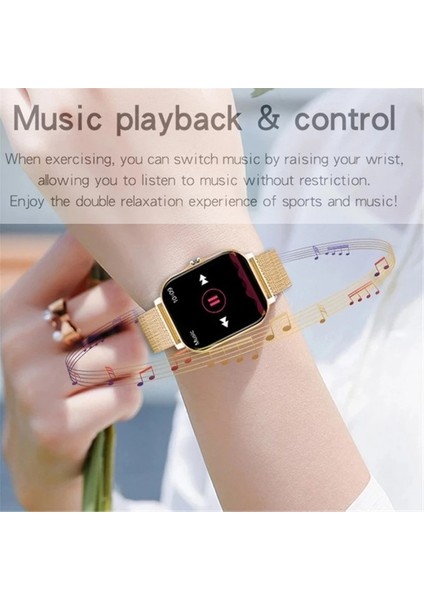 Yeni Çelik Akıllı Saatler Tam Dokunmatik Spor Akıllı Izle Erkekler/kadınlar Kalp Hızı Spor Izci Tüm Telefonlar Için Bluetooth Çağrı Kol Saati (Yurt Dışından)
