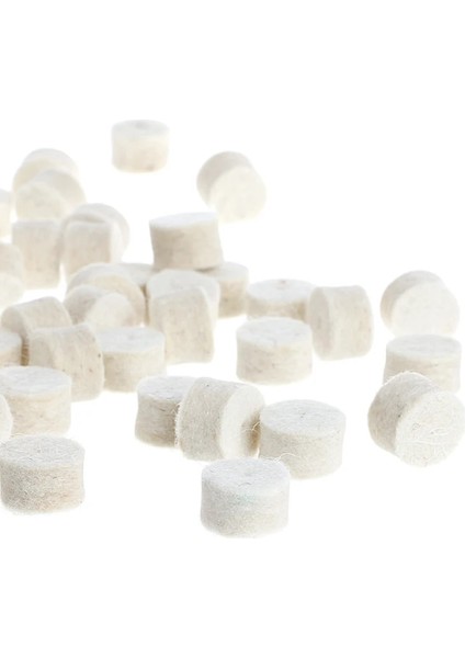 Beyaz 25MM 50 Adet 13MM Yün Keçe Parlatma Parlatma Taşı Taşlama Pedi + 4 Adet 3.15 mm Shank Dropship (Yurt Dışından) indirimleri