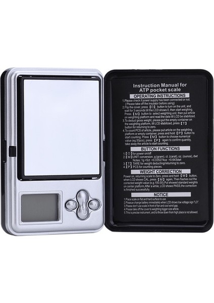 1 Adet 200G/0.01G Yüksek Hassasiyetli Mini LCD Dijital Cep Elektronik Takı Terazisi Mutfak Gıda Tartı Aracı Elektronik Terazi (Yurt Dışından)