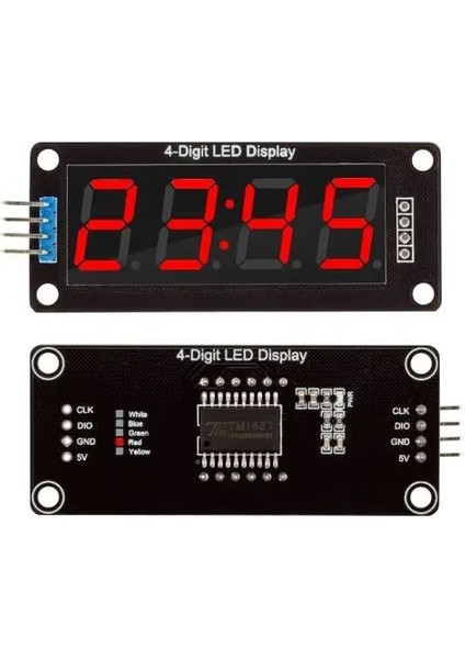 0.56 Inç Kırmızı 0.56 ''4 Bit Dijital Tüp Elektronik Saat Dıy Kiti Saat Elektronik Üretim Kiti Zaman Çipi AT89C2051 Fr-4 Pcb Elektronik Için (Yurt Dışından)