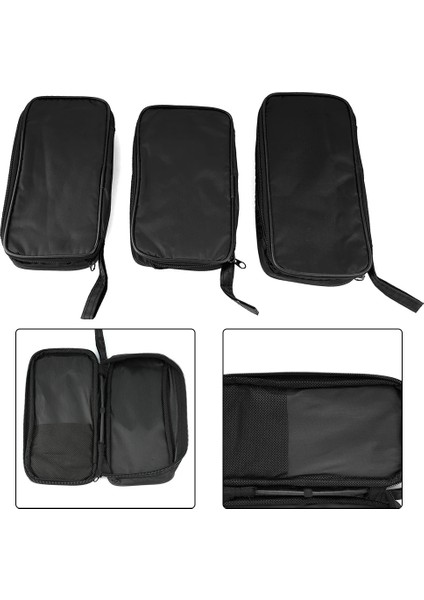 S Bez Çanta Alet Çantası Su Geçirmez 1x Aksesuarları Siyah Multimetre Çantası Dijital Multimetre Yüksek Kaliteli Yedek (Yurt Dışından)