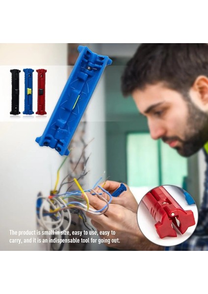 Siyah Çok Fonksiyonlu Elektrik Teli Striptizci Kalem Döner Koaksiyel Tel Kablo Kalem Kesici Sıyırma Makinesi Pense Aracı Kablo Çektirme (Yurt Dışından) modelleri
