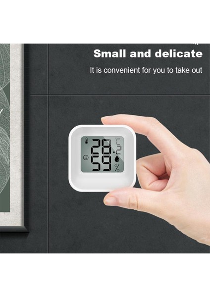 Beyaz Xiaomi Ev Mini LCD Dijital Termometre Higrometre Kapalı Elektronik Sıcaklık Higrometre Sensörü Ölçer Ev Termometre (Yurt Dışından) fırsatları