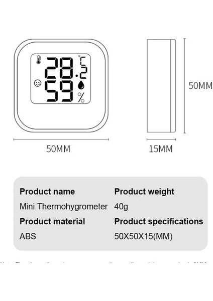 Beyaz Xiaomi Ev Mini LCD Dijital Termometre Higrometre Kapalı Elektronik Sıcaklık Higrometre Sensörü Ölçer Ev Termometre (Yurt Dışından) indirimleri
