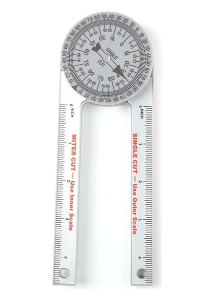 Beyaz Kalem Yok Ağaç Işleme Abs Gönye Testere Açıölçer Cetvel Dijital Iletki 360 Derece Açı Bulucu Seviye Ölçer Inklinometre Ölçme Aracı (Yurt Dışından)