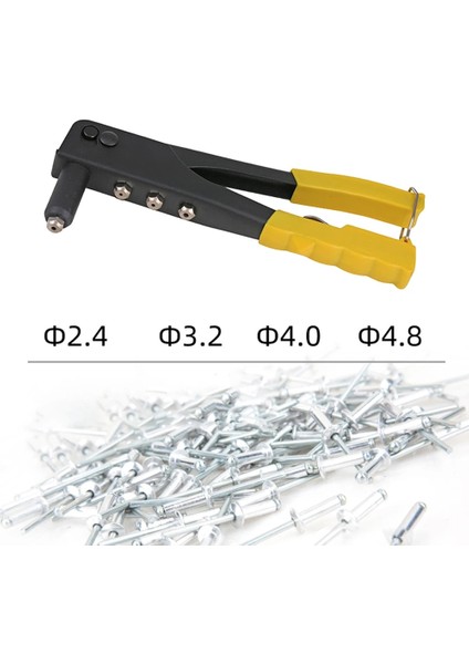 Manuel Çift Saplı Perçin Tabancası Manuel Perçinleme Matkap Aracı Çekme Söğüt Tabancası Nozulları Ağaç Işleme El Sac Aksesuarları (Yurt Dışından) fırsatları