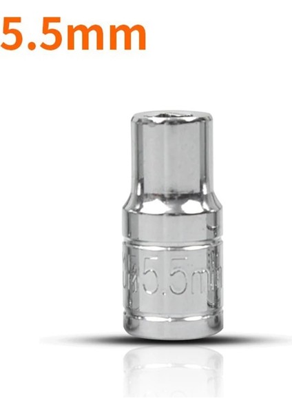 10MM 1 Adet Altıgen Soket 4/4.5/5/5.5/6/7/8/9/10/11/12/13/14MM Cırcır Anahtarı 1/4 Soket Anahtarı Kafa Kol El Aracı (Yurt Dışından)