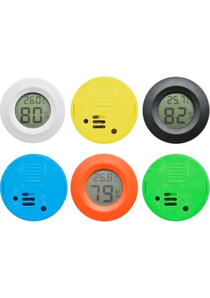 Sarı 2 In1 Dijital Termometre Higrometre Mini LCD Dijital Sıcaklık Nem Ölçer Dedektörü Thermograph Kapalı Oda Enstrüman (Yurt Dışından) fiyatları