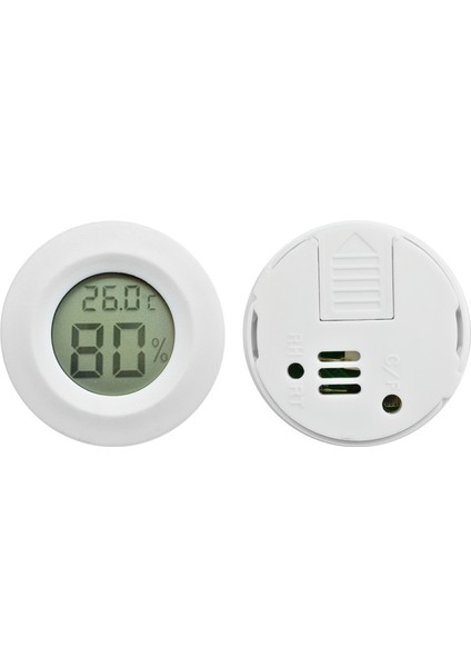 Sarı 2 In1 Dijital Termometre Higrometre Mini LCD Dijital Sıcaklık Nem Ölçer Dedektörü Thermograph Kapalı Oda Enstrüman (Yurt Dışından) fırsatları