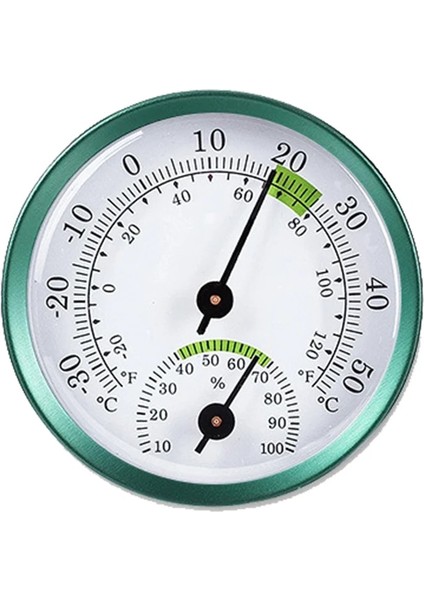 Gümüş Yeşil Kapalı Duvara Monte Termometre Higrometre Işaretçi Mini Nem Ölçer Termometre Oda Taşınabilir Higrometre Hava Istasyonu (Yurt Dışından) modelleri