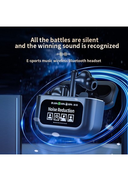 YW06 E-Spor Kulaklık Kulak Içi Bluetooth Kulaklık Dokunmatik Ekran Şarj Kutulu Kablosuz Kulaklık - Beyaz (Yurt Dışından) modelleri