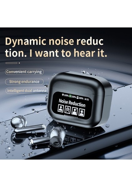 YW06 E-Spor Kulaklık Kulak Içi Bluetooth Kulaklık Dokunmatik Ekran Şarj Kutulu Kablosuz Kulaklık - Beyaz (Yurt Dışından) indirimleri