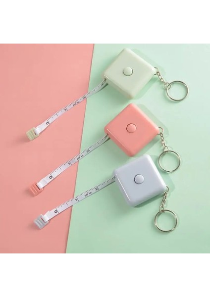 Pembe 1.5 M Kare Mezura Otomatik Shrink Konfeksiyon Terzi Ölçüm Cetveli Bel Çevresi Zanaat Ölçüm Cetveli (Yurt Dışından) modelleri