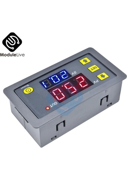 Zk-Ktd2 DC5-30V Ac 110V 220V Dc 12V Dijital Zamanlama Geciktirme Rölesi Modülü Döngüsü Zamanlayıcı Röle Çift LED Ekran Zamanlayıcı Kontrol Anahtarı Ayarlanabilir Yeni (Yurt Dışından) indirimleri