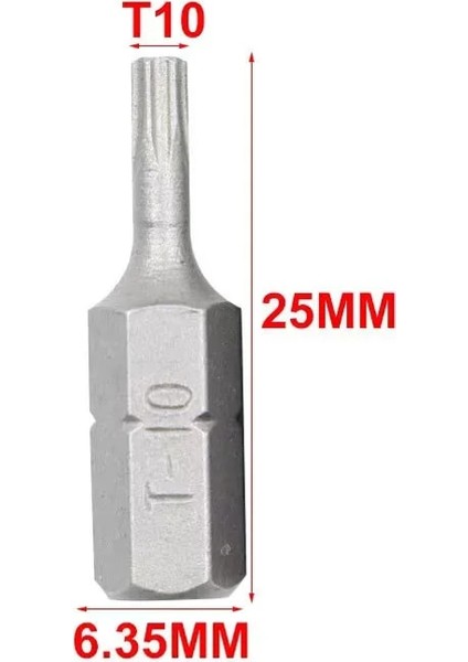 5 ADET-T15 5 Adet 25MM Uzunluk Torx Tornavida Bit Seti 1/4 "hex Shank Elektrikli Tornavida Bit T10, T15, T20, T25, T27, T30, T40 Delik Yok (Yurt Dışından) fiyatları