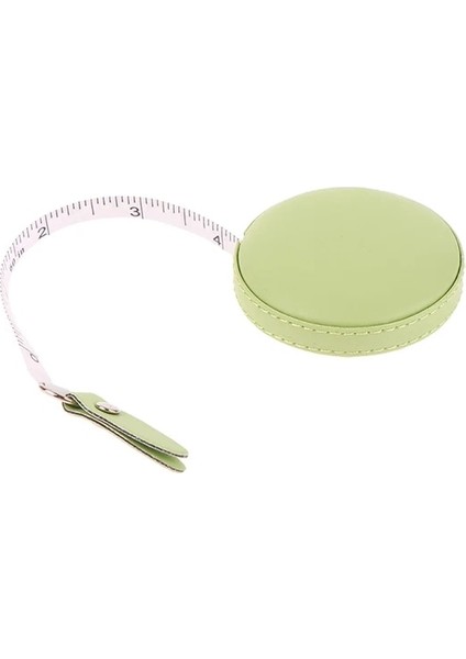 Yeşil 150 cm 60 "taşınabilir Geri Çekilebilir Dikiş Terzi Cetvel Mezura Yükseklik Çocuk Cetvel Santimetre Inç Rulo Bant Ölçme Aracı (Yurt Dışından)