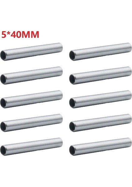 5X40MM 10 Adet Paslanmaz Çelik Sıcaklık Probu Kabuk Tek Kafa Çelik Boru Muhafaza Boruları Koruyucu Kollu Sensör Koruyucu Kapak (Yurt Dışından)