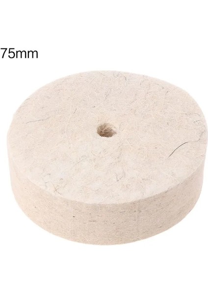 75MM Matkap Taşlama Parlatma Çarkı Keçe Yün Parlatma Pedi Aşındırıcı Disk Tezgah Öğütücü Döner Aracı 264D (Yurt Dışından)