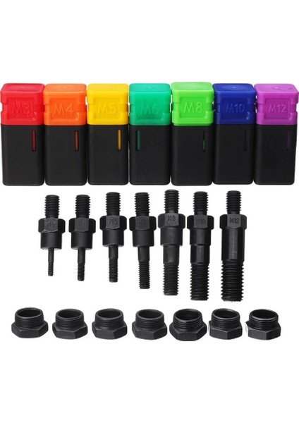 M8 M3-M12 Profesyonel Perçin Somun Aracı Manuel Perçin Dişli Somun Perçinleme Kiti Metrik Mandreller Perçin Aracı Parçası Değiştirme (Yurt Dışından)