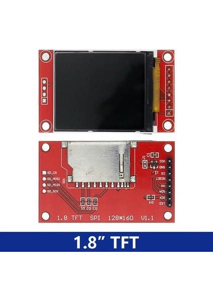 1.8 Tft Tft Ekran 0.96/1.3/1.44/1.77/1.8/2.0/2.4/2.8 Inç IPS 7p Spı Hd 65K Tam Renkli LCD Modülü ST7735 Sürücü Ic 80*160 Arduino Için (Yurt Dışından)