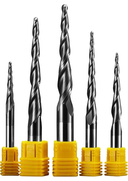 1 Adet R1.0X15X3.175DX38L Tungsten Katı Karbür Parmak Freze 4mm 6mm 8mm Bilyalı Burun Konik Frezeler Freze Uçları Cnc Konik Ahşap Metal Freze Kesicisi (Yurt Dışından)