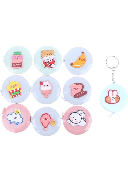 1.5 M/60 Inç Mini Bant Metre Bant Terzi Cetvel Ölçüm Bandı Giyim Boyutu Mezura Taşınabilir Çift Ölçekli Vücut Dikiş Araçları (Yurt Dışından) indirimleri