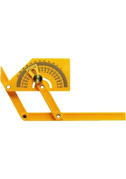 0-180° Ağaç Işleme Plastik Açı Hassas Ölçüm Cetveli Iletki Marcenaria Ferramentas Herramientas Carpinteria Marangoz (Yurt Dışından)